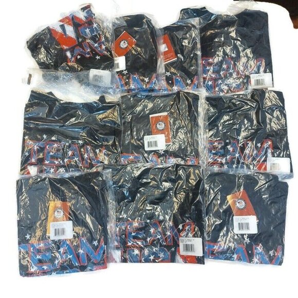 Team Apparel Other - Lot of 10 USOC Team USA Star Team Youth Small (4) Unisex Short Sleeve T-Shirt